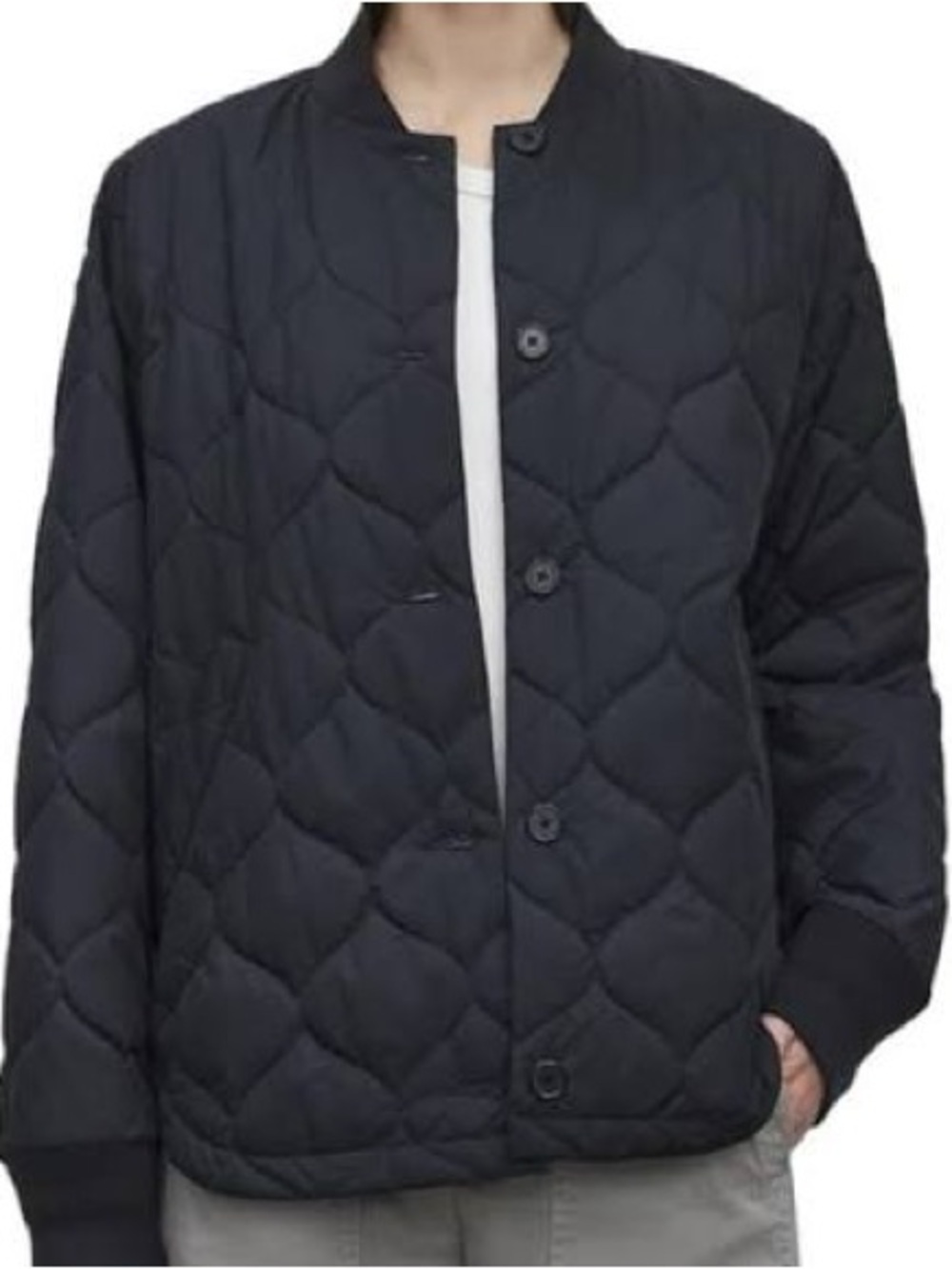Velvet By Graham & Spencer Womens  Carie Quilted Jacket M Black NWT
